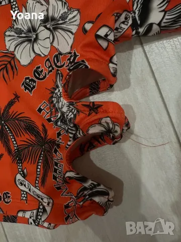 Тениска BERSHKA, снимка 5 - Тениски - 50402321