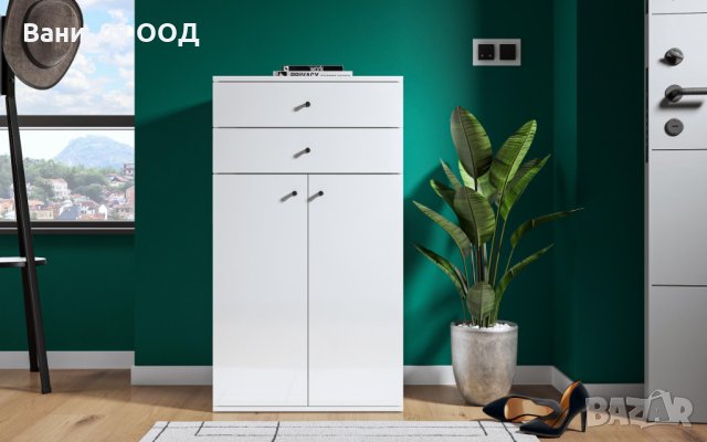 Голям шкаф за обувки в 2 цвята, снимка 4 - Шкафове - 42525188