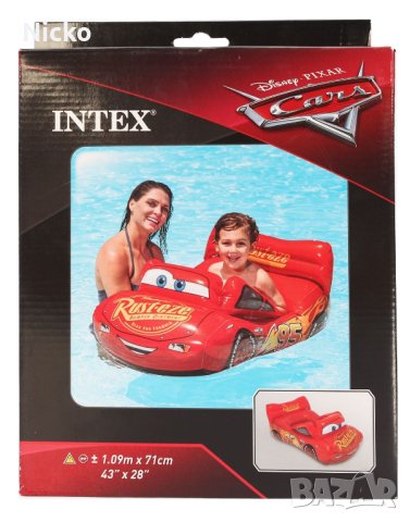 Надуваема лодка Disney Cars INTEX, снимка 3 - Надуваеми играчки - 40992925