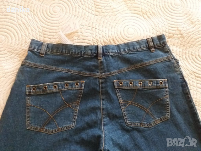 Марков дънков панталон  , дънкова пола L / XL бермуди  с етикет , снимка 7