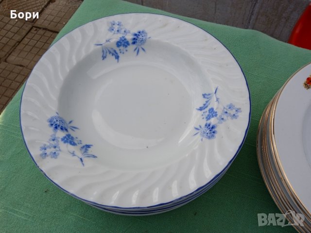Български порцелан чинии 20 части, снимка 12 - Чинии - 35710967
