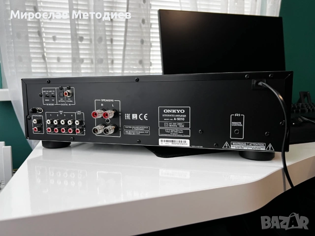Onkyo A-9010 стерео усилвател – като нов, с дистанционно, снимка 4 - Ресийвъри, усилватели, смесителни пултове - 53864090