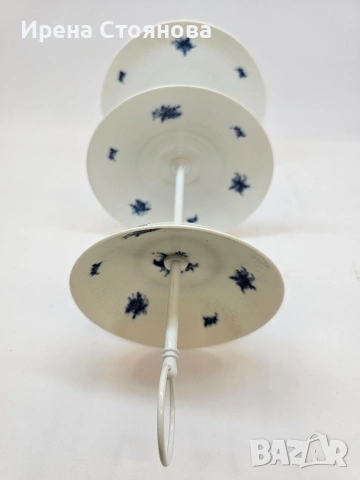 Rosenthal - Romance Rhapsody по дизайн на Bjorn Wiinblad 1961г. Мини поднос на три нива, снимка 6 - Сервизи - 53390303