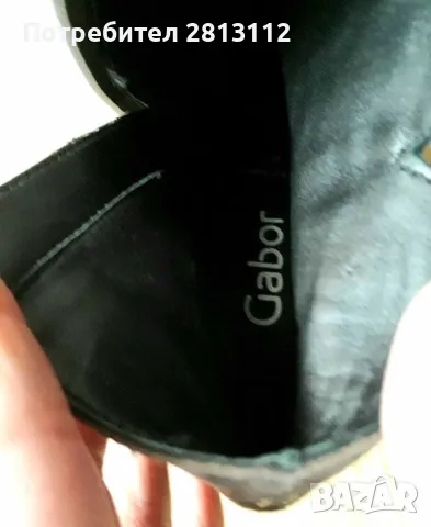 Нови велурени боти GABOR, 37р., снимка 6 - Дамски боти - 47315615