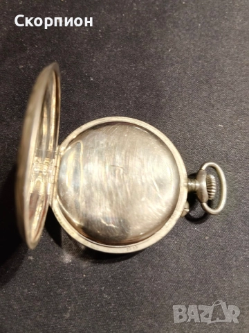 Швейцарски джобен часовник с посребрени капаци ULTRA 1905г., снимка 14 - Джобни - 46785314