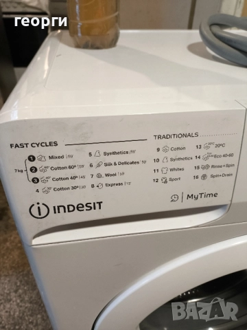 перфектно работеща пералня indesit, снимка 3 - Перални - 52521324