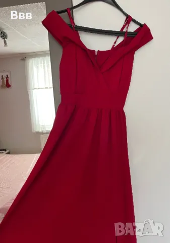 Официална рокля бордо, снимка 2 - Рокли - 50130388