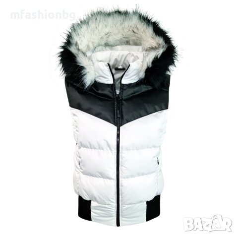 Дамски елек City Angels, качулка с пух 20 цвята, снимка 12 - Елеци - 40742801