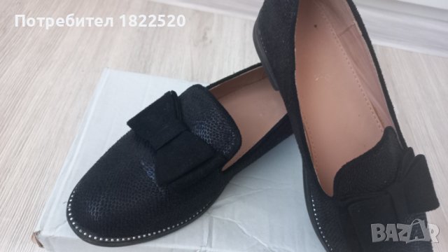 Черни детски елегантни обувки, снимка 3 - Детски обувки - 42173551