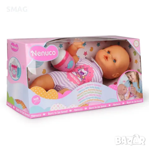 Nenuco Кукла Бебе с дрънкалка за шише - Giochi Preziosi S_1241246, снимка 4 - Кукли - 48212019