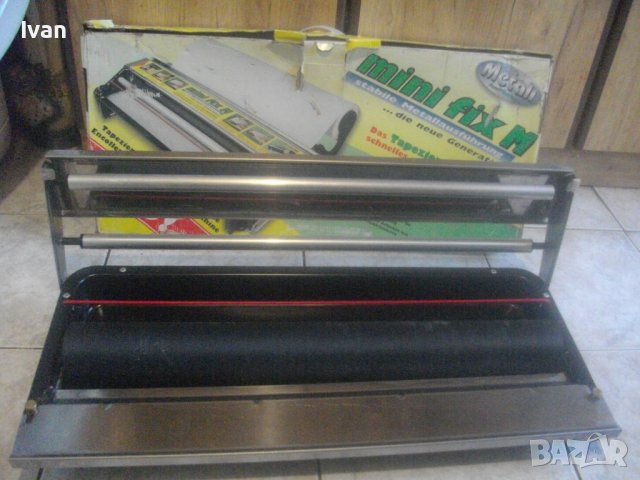 Нова Немска Ръчна Машина За Залепяне На Тапети-До 59 см-Mini FIX M, снимка 10 - Други инструменти - 39122062