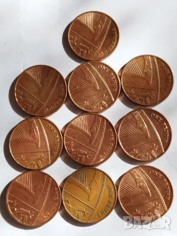 Пълен лот от 1пени 2008-2017г.