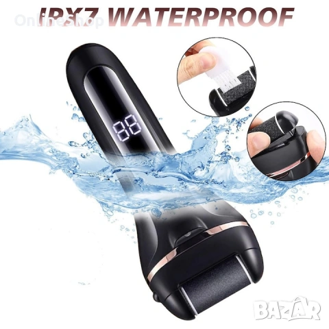 Електрическа пила за крака, с 3 ролкови глави, премахване на мазоли, снимка 14 - Друга електроника - 53865620