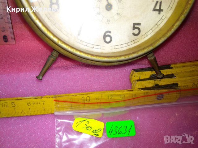 БУДИЛНИК JUNGHANS Гарантиран от ИВАН ИВ. КАНИНЧЕВ ПЛЕВЕН СПЕЦИАЛИСТ ЧАСОВНИКАР ОПТИК МЕХАНИК 43631, снимка 10 - Антикварни и старинни предмети - 44466527