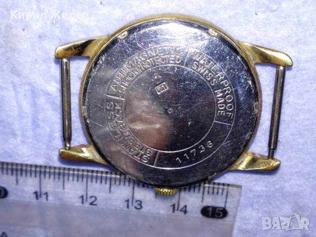 BALLDOR ANCRE 17 RUBIS Стар МАРКОВ ШВЕЙЦАРСКИ ПОЗЛАТЕН МЕХАНИЧЕН МЪЖКИ ЧАСОВНИК РАБОТЕЩ 37200, снимка 13 - Антикварни и старинни предмети - 40184488