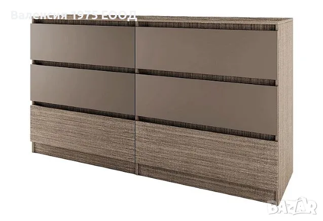 Скрин Сити 3076 дъб артисан или комбинация мока/ лате, снимка 5 - Скринове - 47352548