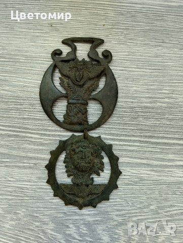 Стари бронзови фугори , снимка 5 - Антикварни и старинни предмети - 44750028