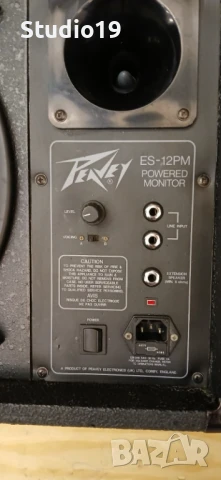 Продавам монитори Peavey es-12pm, снимка 2 - Аудиосистеми - 51189143
