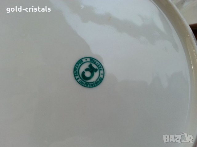 Стар български порцелан чинии дълбоки, снимка 6 - Антикварни и старинни предмети - 34338506