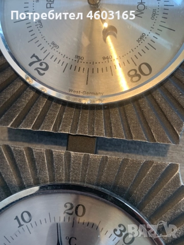 Барометър термометър влагомер, снимка 8 - Антикварни и старинни предмети - 52547906