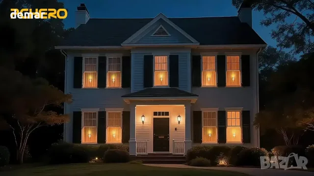 Комплект 10 LED свещи със сензор за здрач и вендузи, снимка 7 - Свещи и свещници (декоративни) - 55806873