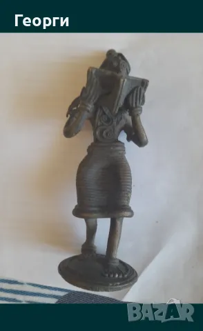 Бронзова статуетка-66, снимка 2 - Антикварни и старинни предмети - 50125617