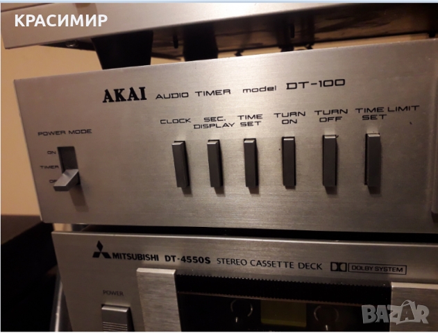 AKAI AT 100  TIMER, снимка 3 - Ресийвъри, усилватели, смесителни пултове - 36062891