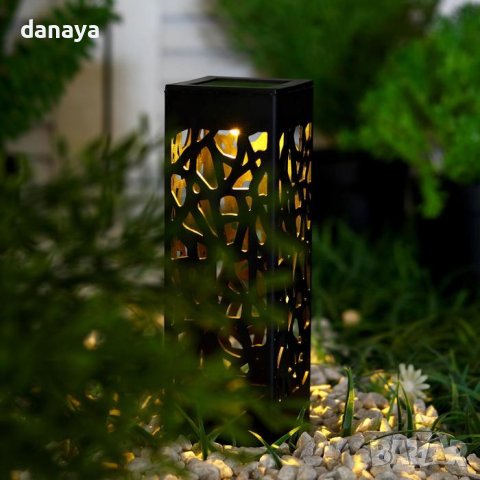 3827 Градинска соларна лампа Ажур