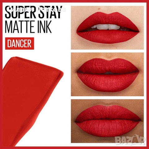НОВИ - Червила Maybelline SuperStay Matte Ink + Llums спирала 3 в 1, снимка 4 - Декоративна козметика - 53304553