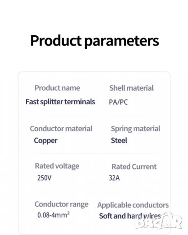 Клеми за свързавне на проводници SPL-24 PCT / 10 бр., снимка 4 - Други инструменти - 34435284