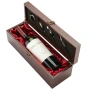 НОВ КОМПЛЕКТ ЗА ВИНО В ЛУКСОЗНА ДЪРВЕНА КУТИЯ 4 БРОЯ АКСЕСОАРИ. ШАХ. ШАХМАТНА ДЪСКА 2V1. СЕТ ЗА ВИНО, снимка 2
