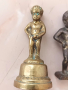 Лот бронзови фигурки - тирбушон и запушалка, снимка 8