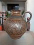 Продавам голяма, красива и стилна  ваза--керамика(глина).Ръчна изработка., снимка 8