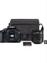 Фотоапарат DSLR Canon EOS 4000D,18.0 MP, Черен + Обектив EF-S 18-55 мм F/3.5-5.6 III Черен + Чанта +
