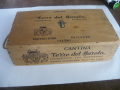 Дървена опаковка от две бутилки вино “Terre del Barolo”., снимка 2