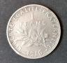 Франция 1 франк 1916  с225, снимка 1 - Нумизматика и бонистика - 36166604
