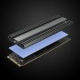 Алуминиев охладител за M.2 NGFF 2280 PCI-E NVME SSD дискове, снимка 1 - Други - 29515677