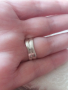 Сребърен дамски пръстен, снимка 3