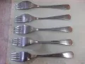 Лот от 5 бр. вилици "Перла" от завод "П.Денев-Габрово", снимка 4