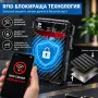 Мъжки портфейл за карти с RFID защита, автоматично изваждане и магнитно затваряне, снимка 7