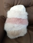 Зимна плетена шапка с пух, ръкавици , снимка 17