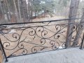 Изработка и монтаж на парапети за тераси и стълбища от ковано желязо, снимка 12