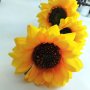 Висок клас изкуствени Слънчогледи тройка, снимка 2