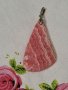 Висулка от натурален родохрозит  и сребро, снимка 3