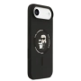 Оригинален кейс Karl Lagerfeld Silicone Double Heads And Circle agSafe, За iPhone 17 Air (6.9), Чере, снимка 3