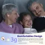 Дигитален слухов апарат / усилвател Britzgo VHP-1607 с магнитно зарядно (Телесен цвят)  , снимка 3
