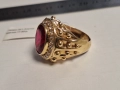 Мъжки златен пръстен 17,32гр., снимка 3