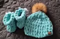Бебешка шапка и ботушки handmade, снимка 6