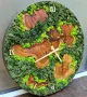 Часовник от маслина и скандинавски мъх , снимка 5