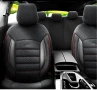 Универсална тапицерия за автомобил Otom Sport Plus - Черно/Червен кант, снимка 2
